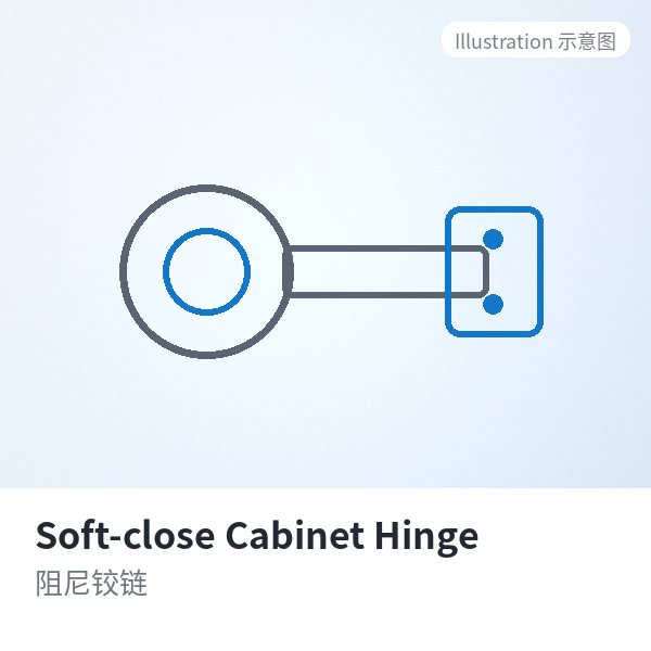 Soft-close Cabinet Hinge - Jieyang Hesheng Hardware