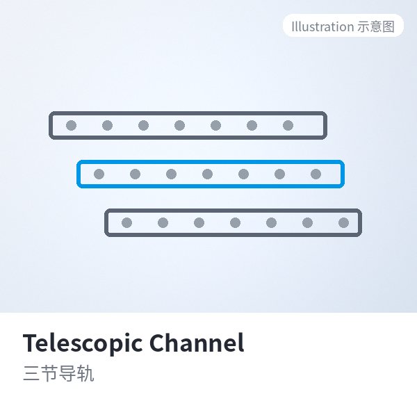 Telescopic Channel 三节导轨-singiyuan.com