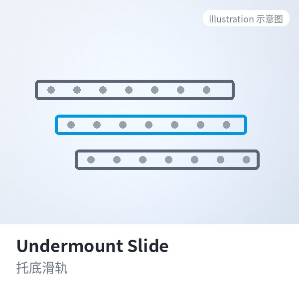 Undermount Slide 托底滑轨-singiyuan.com