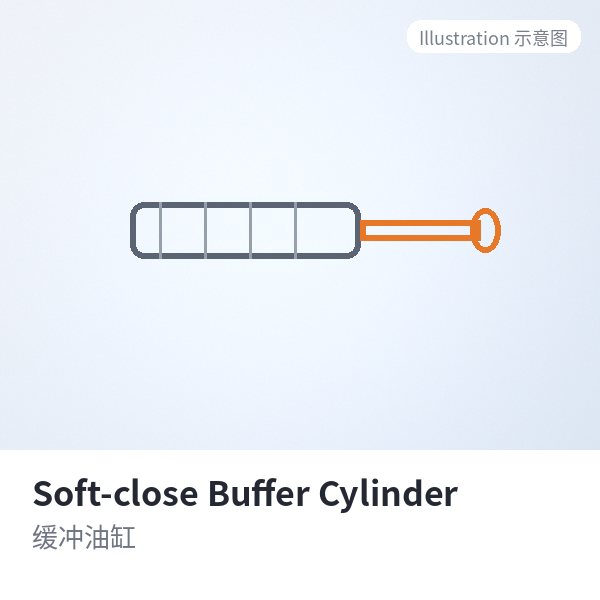 Soft-close Buffer Cylinder 缓冲油缸-singiyuan.com